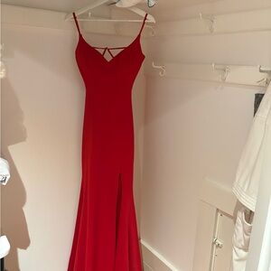 Nordstrom Striking Red Prom Dress